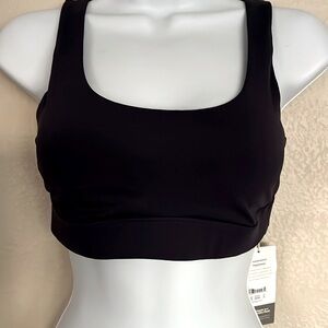 NWT Vuori Stride bra, beautiful eggplant (Atlantic) color